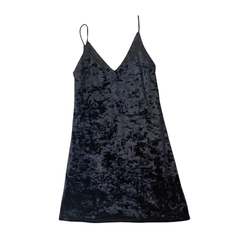 Velvet mini dress